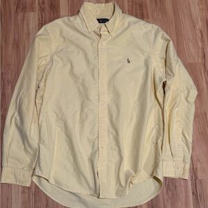 Ralph Lauren Pale Yellow Button-Down Oxford Shirt